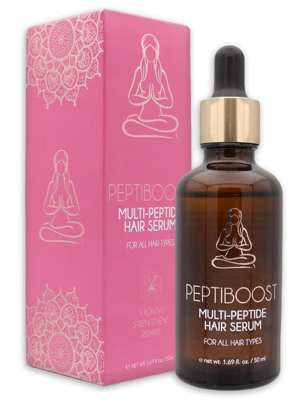 Karma Beauty PEPTIBOOST Multi-Peptide Hair Serum- New In Box